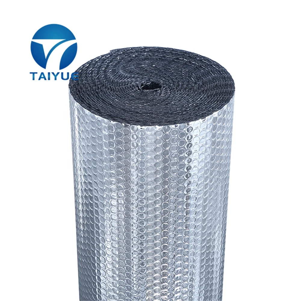 3mm Thickness HVAC Air Bubble Wrap Duct Insulation Material for Pipe & Board Warehouse Thermal Insulation Application