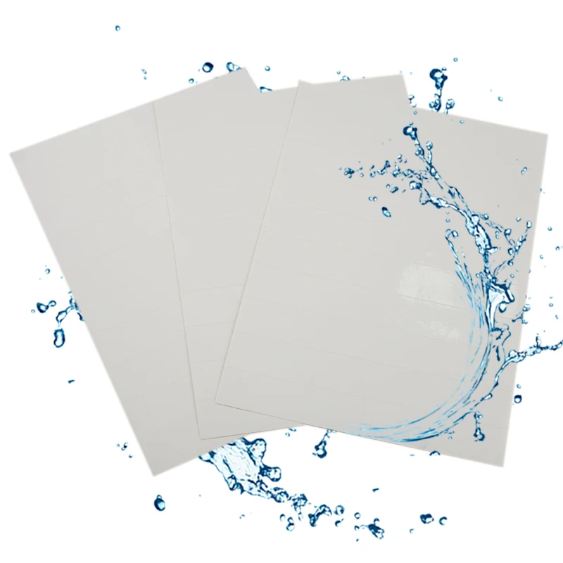 Printable A3 A4 A5 Size PP PET Self-Adhesive Waterproof Vinyl Label Sticker Paper Matte Glossy Inkjet Laser Printers 80-100gsm
