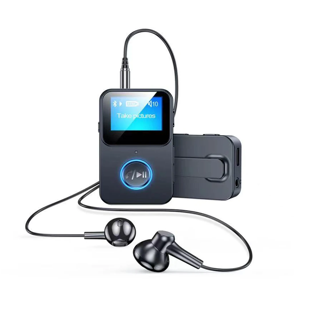 Портативные стерео MP3-плееры Bt беспроводной аудиоприемник с экраном поддержка