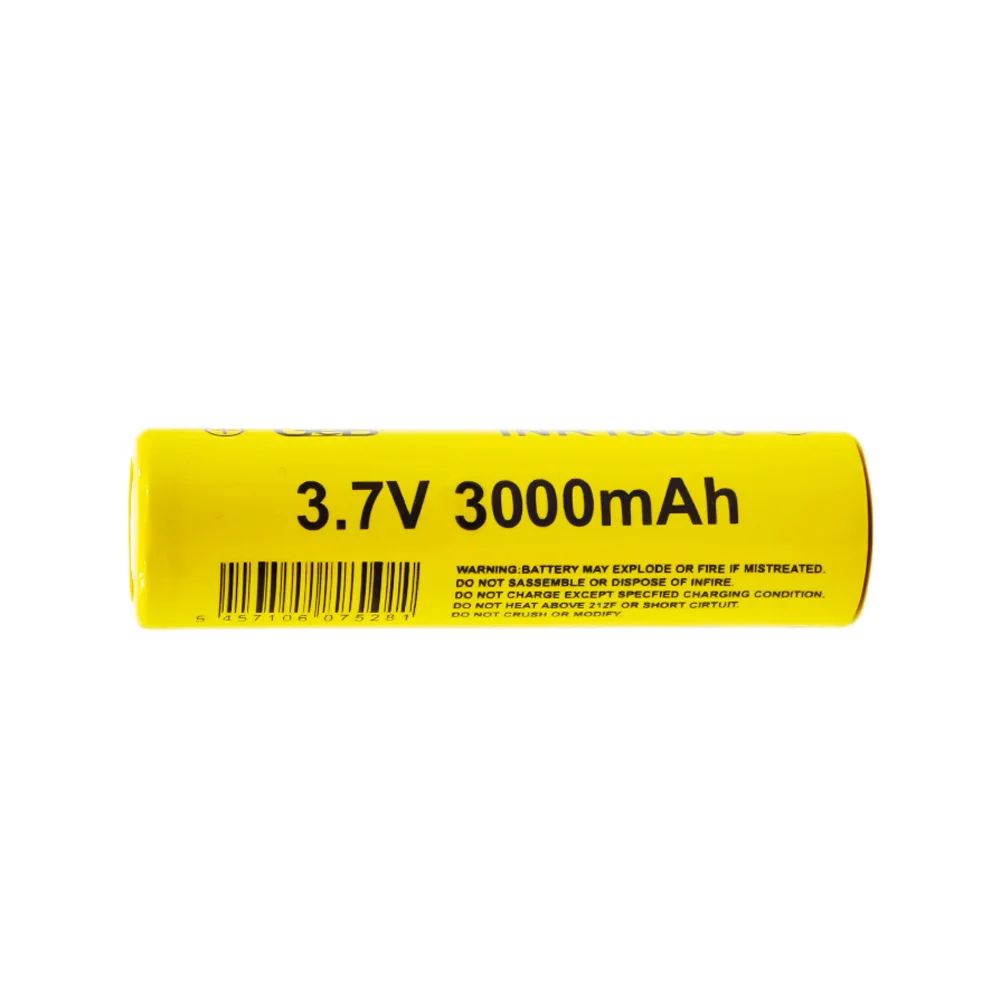 Chinese Exported  3.7V 2600mAh Lithium ion Rechargeable Battery Cylindrical 18650 Batteries Cell
