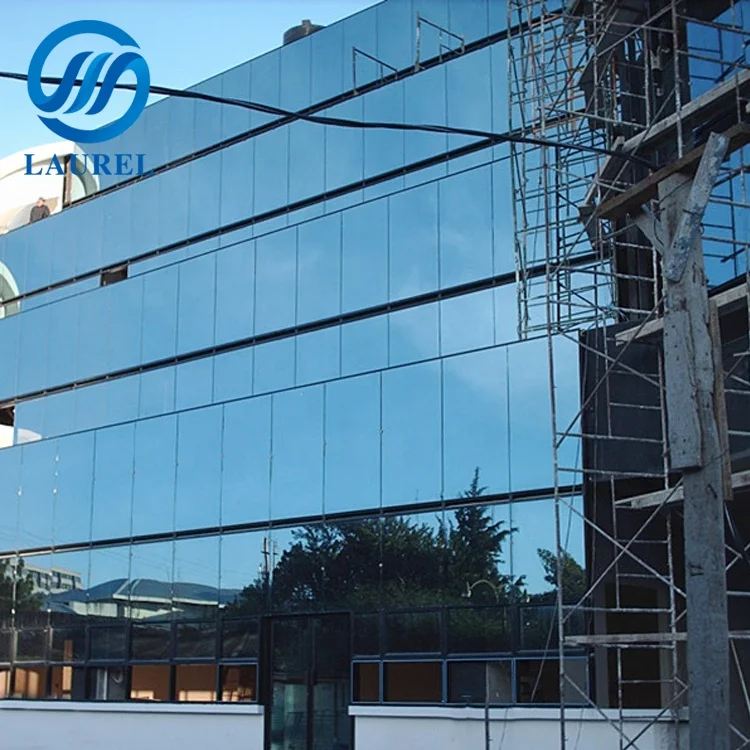 4mm 5mm 6mm bronze clear reflective glass one way mirror building glass