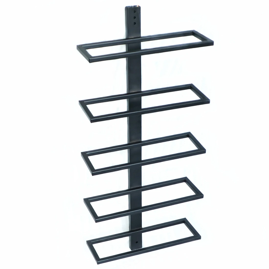 Черная металлическая Винная стойка 5 бутылок настенный держатель для вина