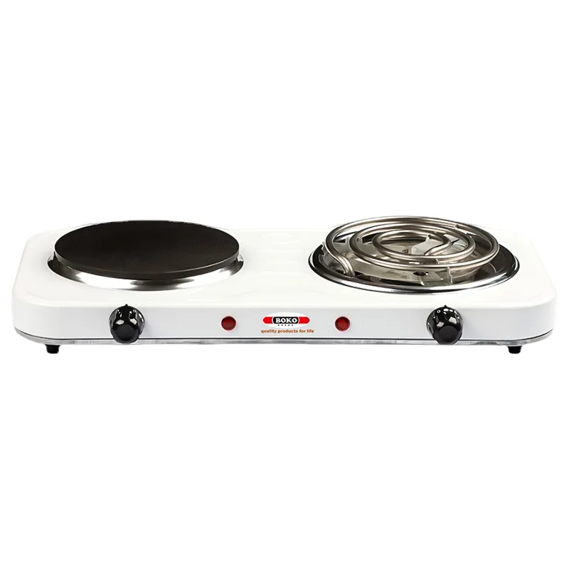 Factory prices double cooktop Kitchen appliance with coil cooking plate solid hot plate mixed plate electric stove