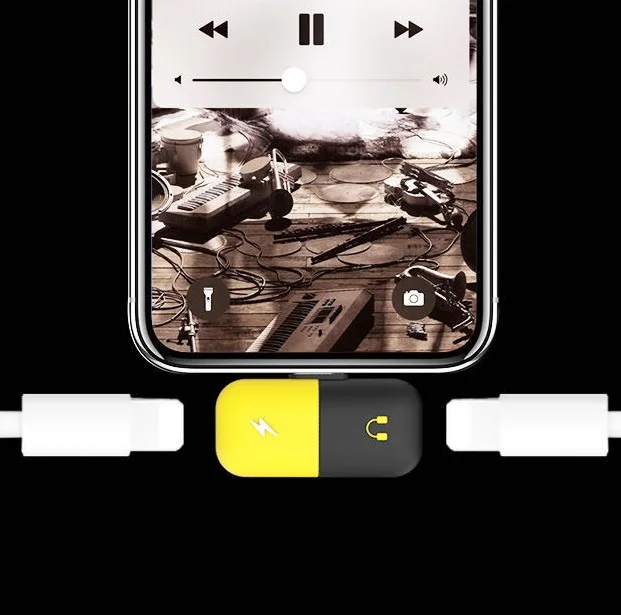  Быстрое зарядное устройство 3 в 1 Разветвитель для наушников и телефонов IOS usb-разъем перегородки адаптер зарядного