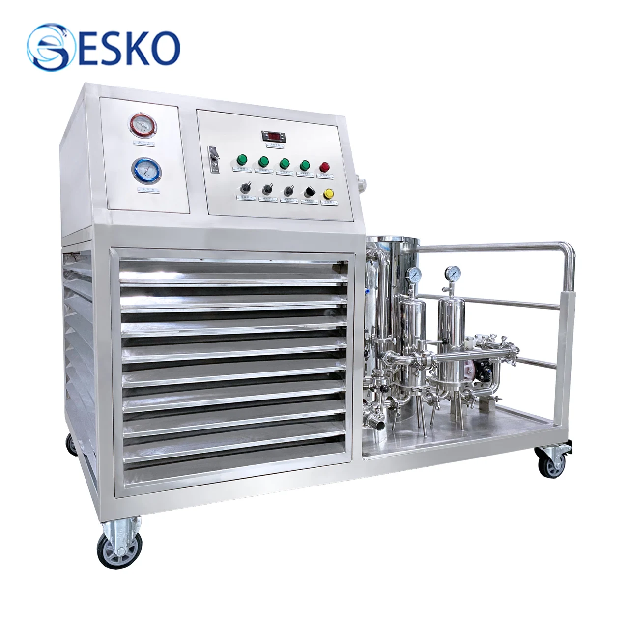 ESKO Perfume Production Line 200L Perfume Mixing Cooling Filtering Machine For Cosmetic