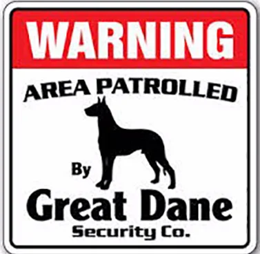 factory supplying OEM aluminium UV printing custom design beware of dog Sign for fence yard