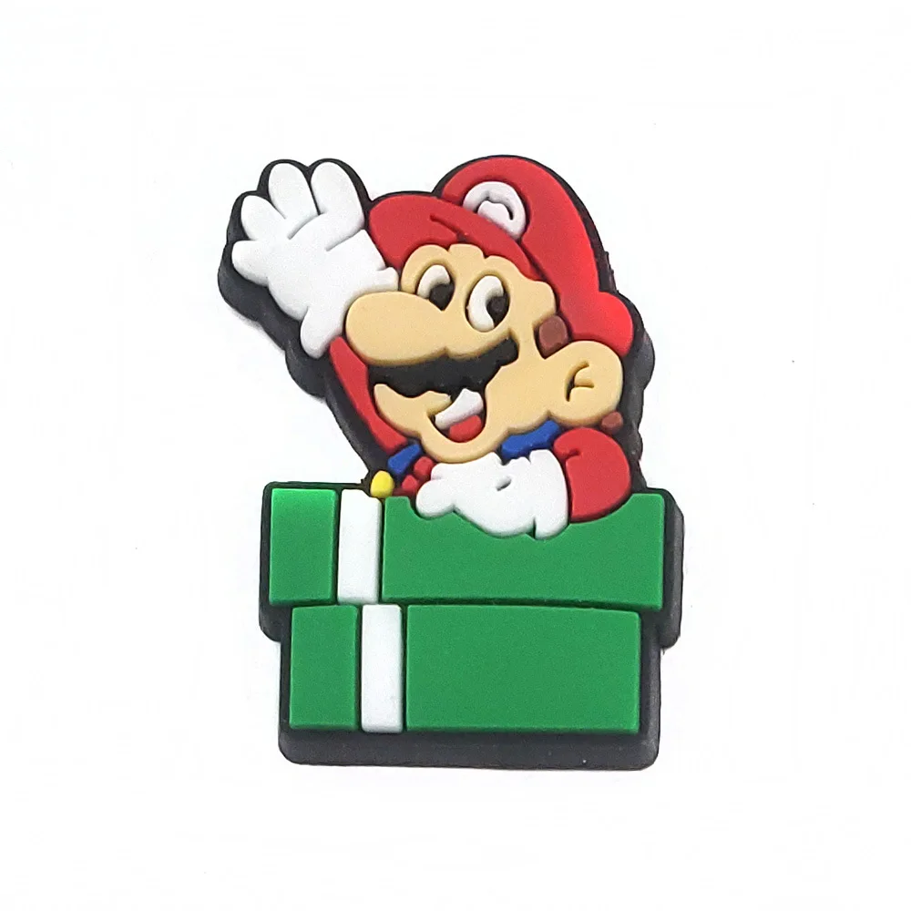 Crocodile Charms Manufacturer Mario Brothers Crocodile Kids Shoes Decoration Pvc Shoes Decoration Charms