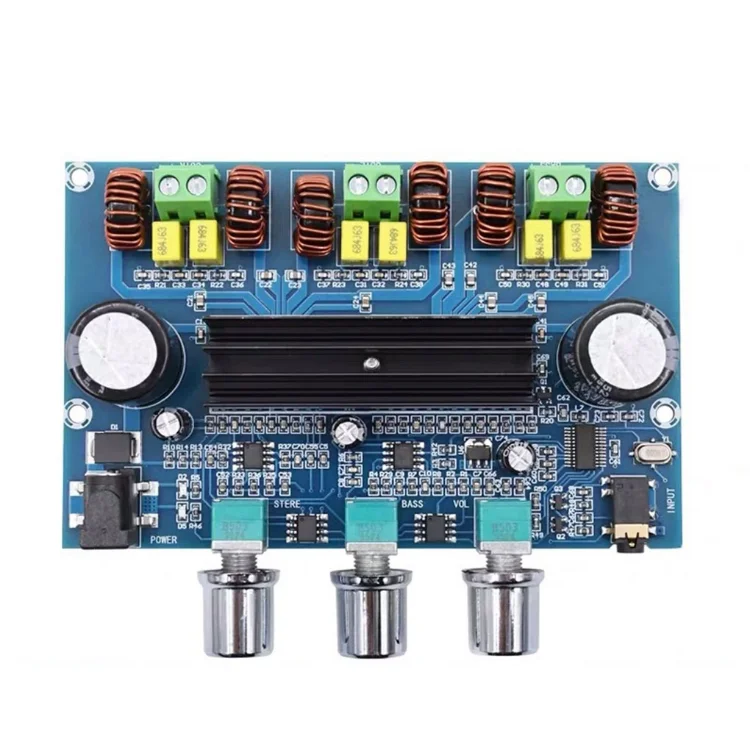 Bluetooth 5.0 Power Amplifier Module 2.1 Channel Stereo Sound Digital Audio Amplifier Board