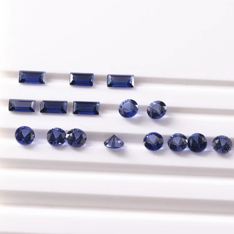 5A Round 1mm 2mm 3mm Jewelry making  synthetic gems wholesale Loose small sapphire gemstone