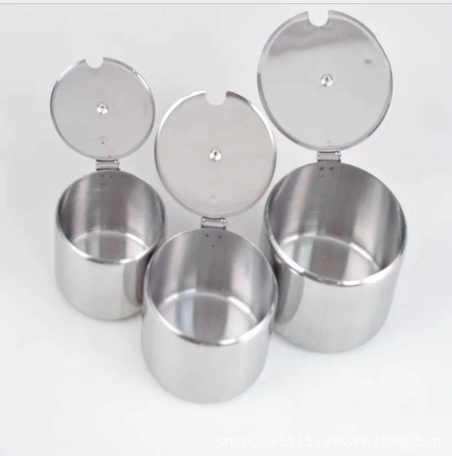 Stock for wholesales or customized production monosodium glutamate filling seasoning tank with covered sugar cup