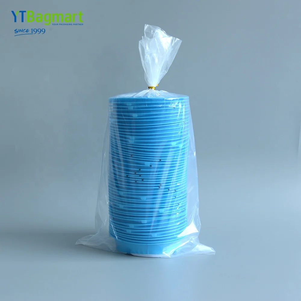 
YTBagmart 1000Ml Portable Travel Pe Plastic Disposable Sickness Vomit Bags Medical Blue Seal Air Sickness Barf Bag 
