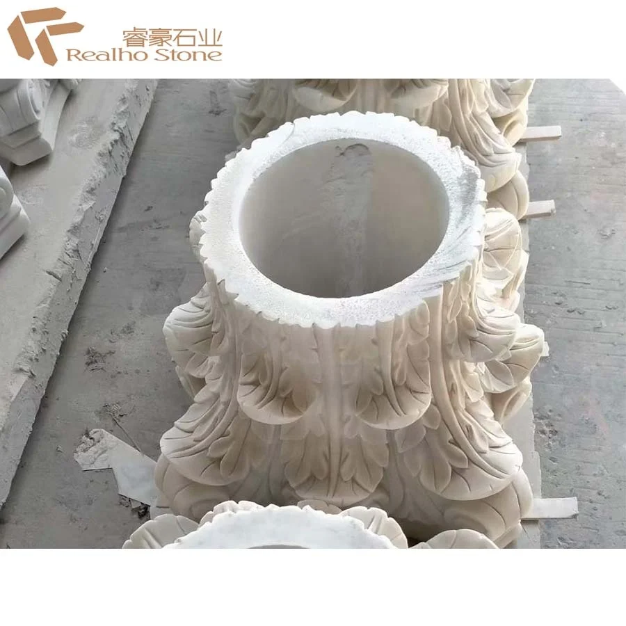 Marble Pillar Cap for Home
