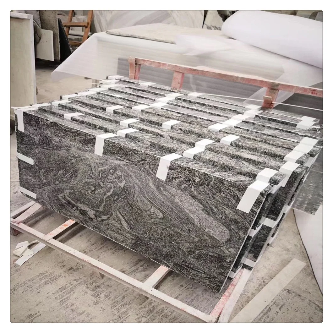 Petrified Wood Granite Kuppam Green Slabs for Kitchen Countertops