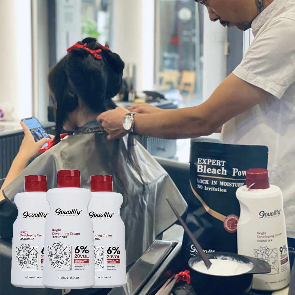 Wholesale Professional Hair Color Cream Best Assistant Hair Peroxide Developer For Coloring Lightening