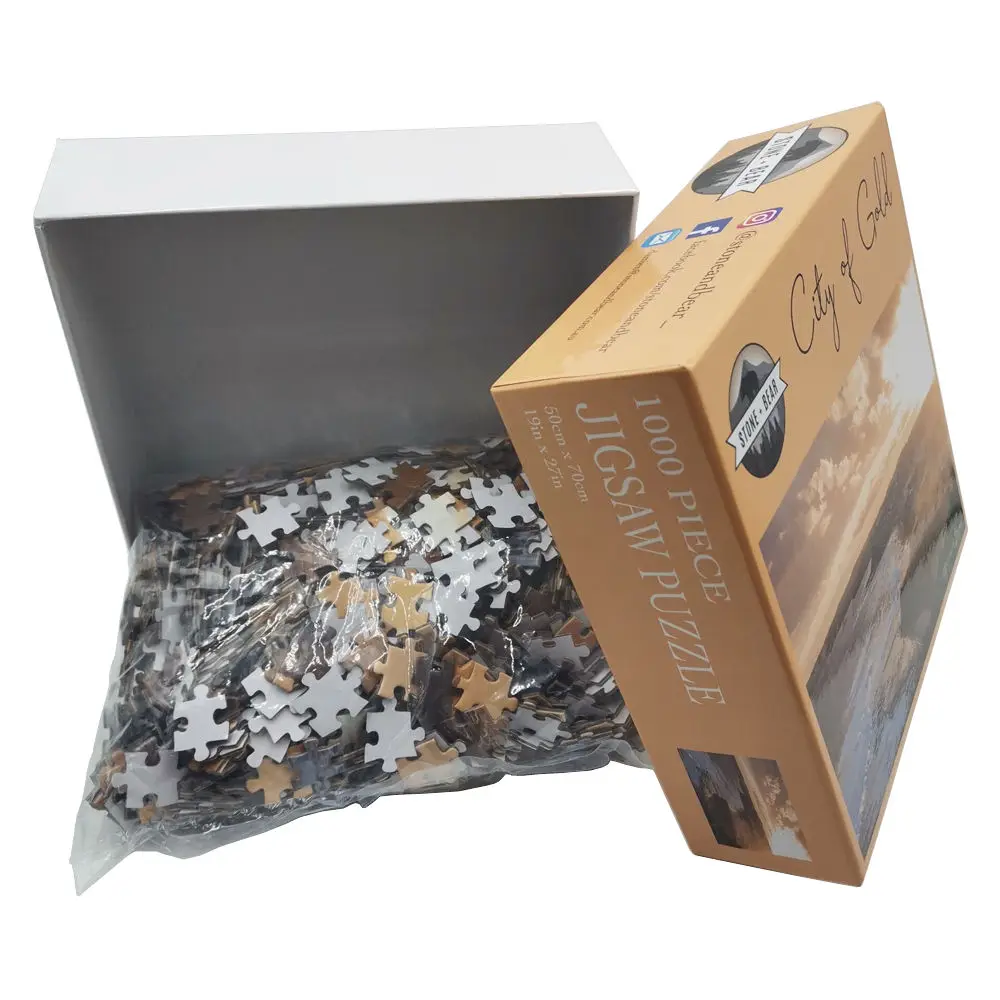 Hot Selling Puzzles Game Kids Children 200 500 1000 2000 Pieces Kid Gift Puzzle