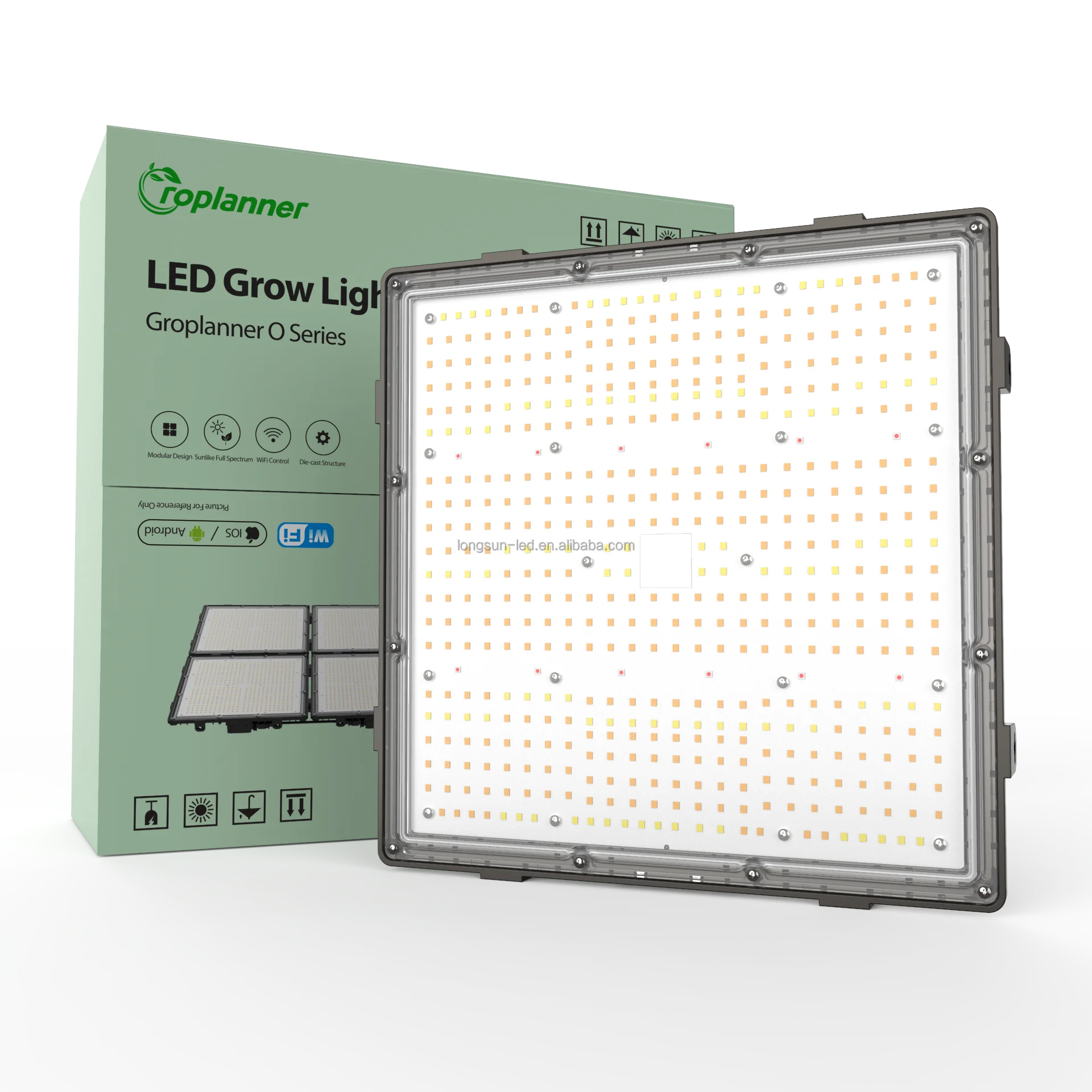 Free Shipping US Stock Hydroponics Grow Light LED Board for Indoor Plants Vertical Farming Fast Shipping 150W 200W