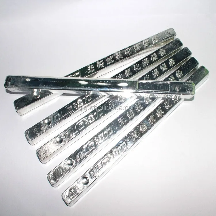 Низкотемпературный оловянный паяльник 99 Sn/0,3 Ag/0,7 Cu без свинца, производитель QLG