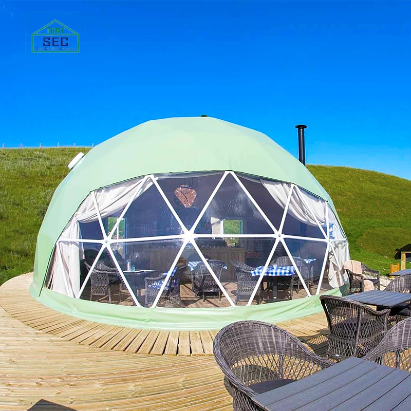 Factory Price Outdoor Tents Garden Greenhouse Foam Shelter Geodesic Glamping Home Igloo Dome Hotel Tent
