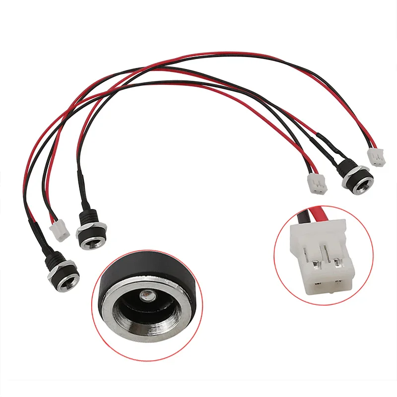 5.5 x 2.1mm DC Power Female to JST PH 2.0 2 Pin Male Wire Cable Connector 2.1*5.5 DC Socket DC-022B 26AWG Wire 20cm