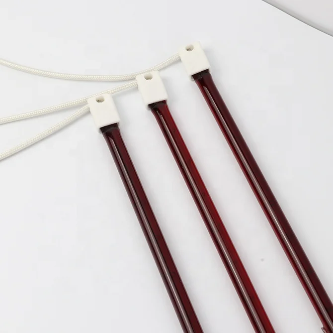 Quartz tube 1650w 120v 770mm ruby infrared heat lamp