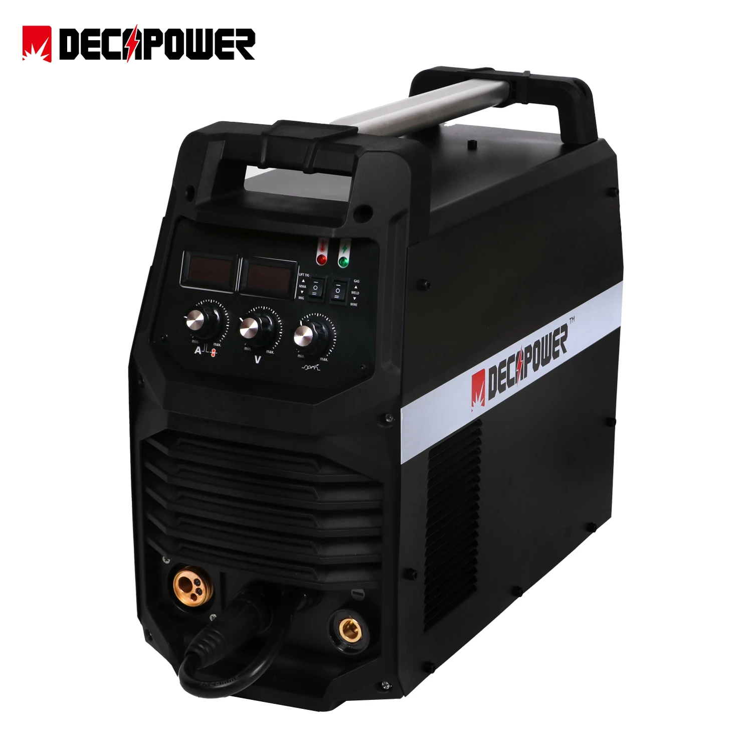 DECAPOWER CE одобренный 110 В/220 В IGBT MMA/TIG/MIG сварочный аппарат 160A CO2 без газа с регулировкой индуктивности