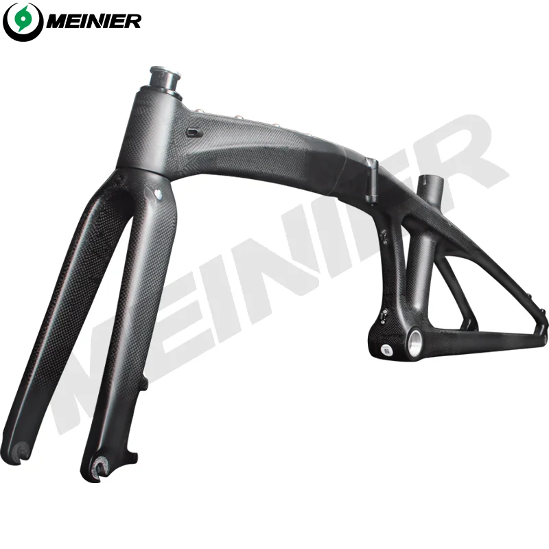 China Manufacturer Bicycle Parts 20 inch Carbon Fiber Folding Bike Foldable Bicycle FramesRoad 406/451mm