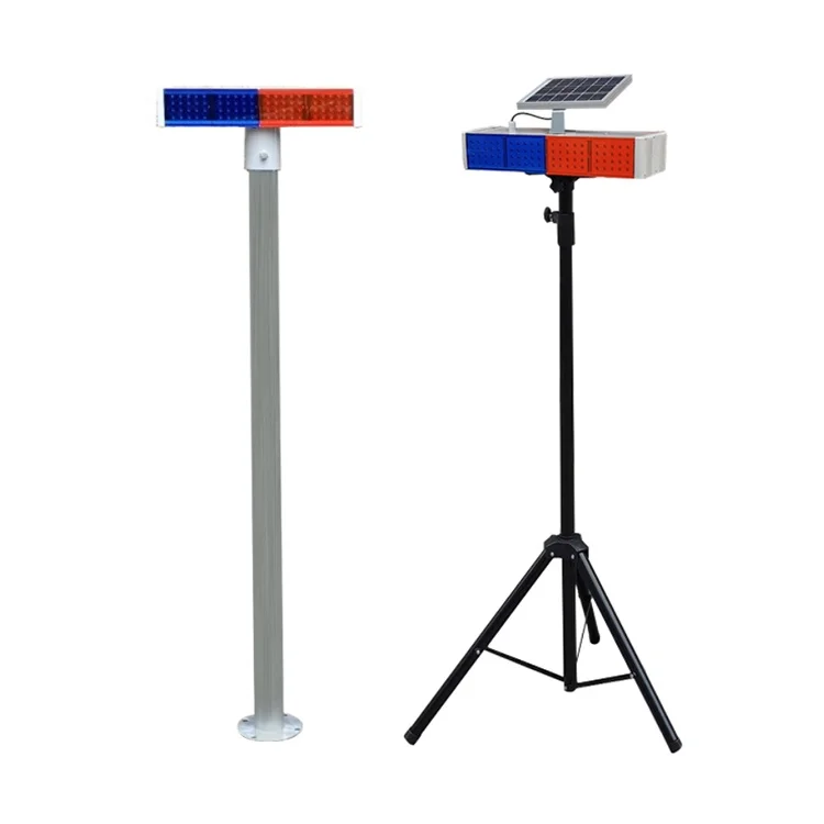 Highway Energy Saving Emergency Light Ip67 Outdoor Waterproof Pvc 120w 160w Road Warning Solar Traffic Light
