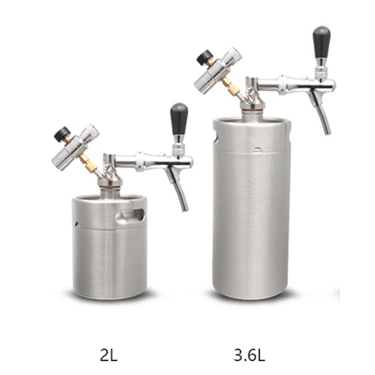 High Quality Stainless Steel Beer HomeBrew Mini Keg 5L For Sale
