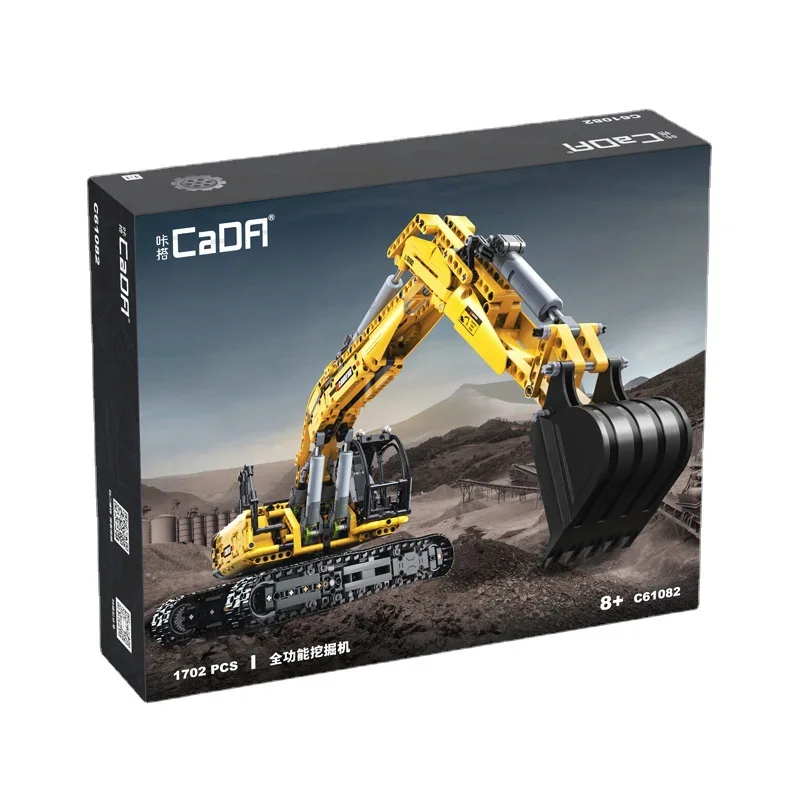 Cada C61082 технические строительные блоки Радиоуправляемый автомобиль Детский дистанционный пульт Инженерная модель автомобиля для детей экскаватор грузовик блок кирпичи