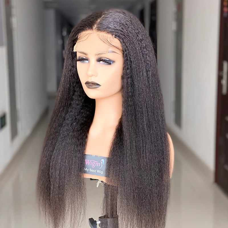 
Кудрявые прямые человеческие волосы, кружевные парики, бразильские волосы Remy, 150% плотность, кружевные человеческие волосы, парики для женщин 