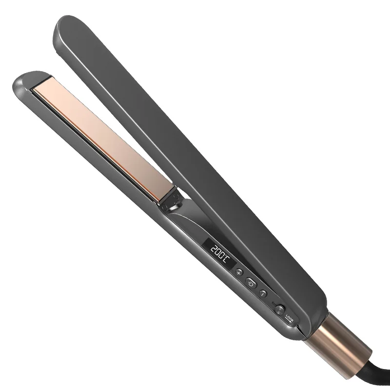 MCH Fast Heating Plate Hair Straightener Curler Floating Plate Wind Plate With ions LCD Display