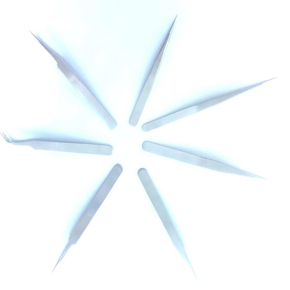 
Factory wholesale OEM brand mobile repair tweezer clamp laah tweezers eyelash applicator 