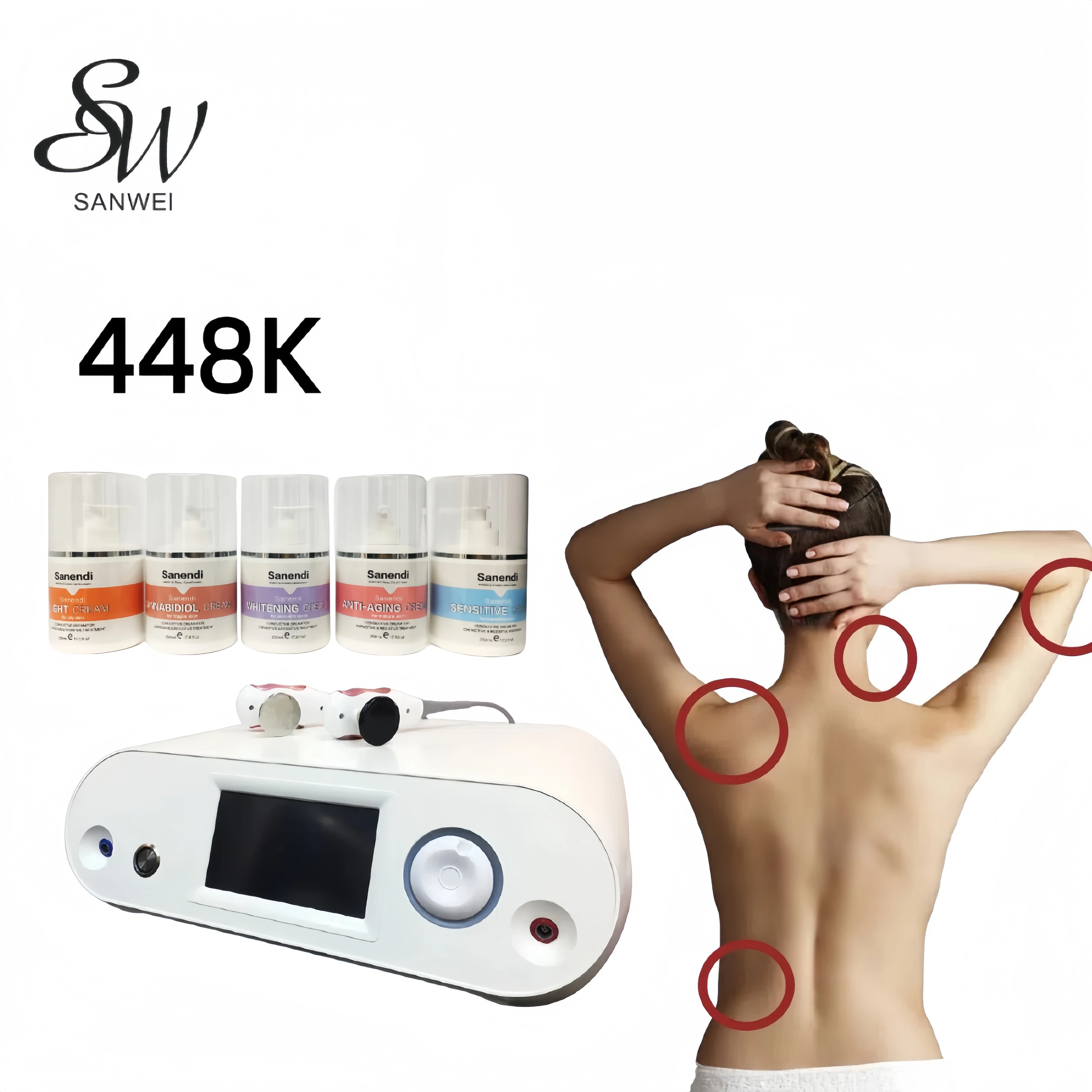 High Radio Frequency Spain Indiba 448khz Therapy RF CET RET Deep Heat Spain Indiba Beauty Machine for Weight Loss Device