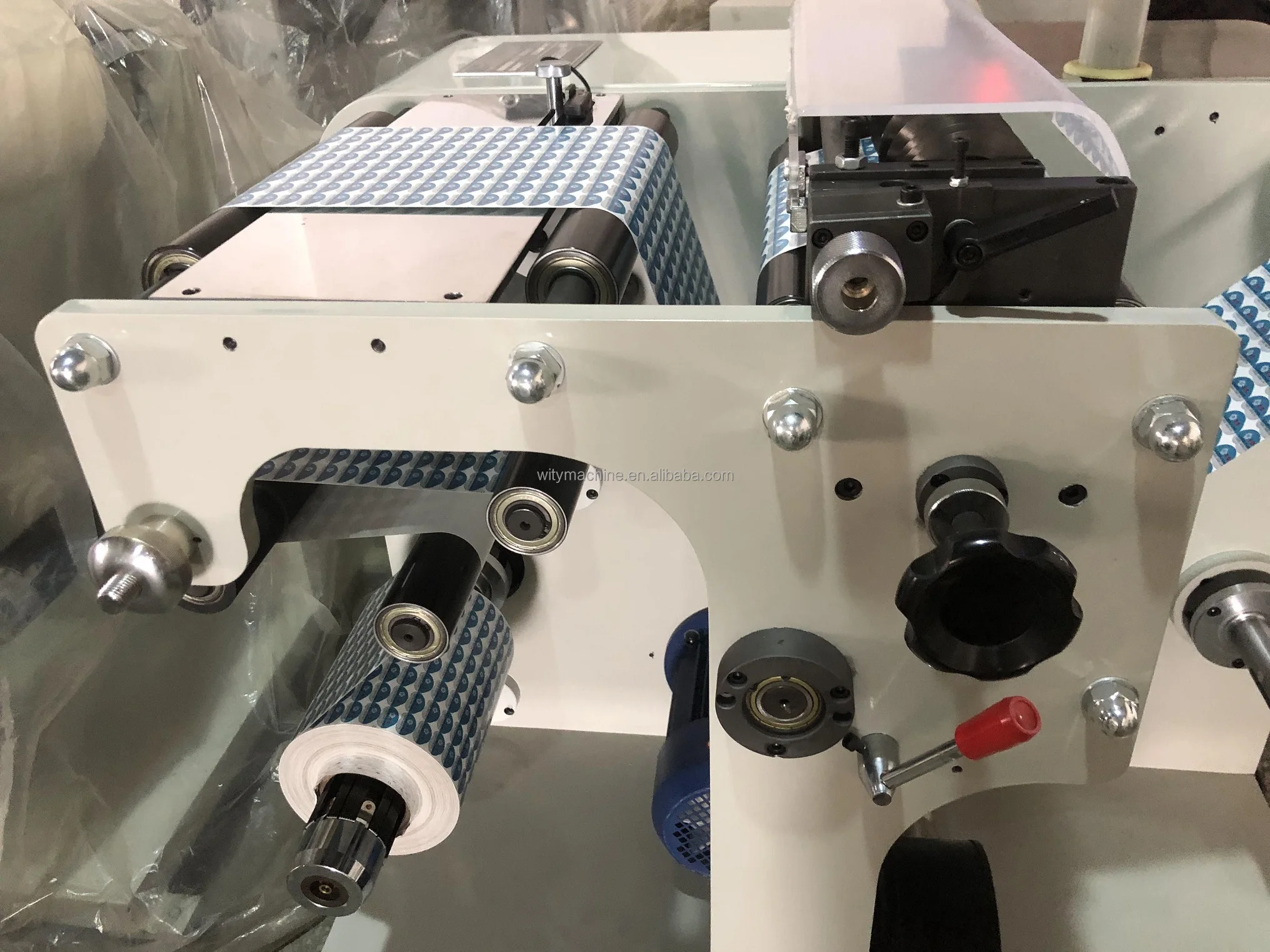 Adhesive Label Paper Slitting and Rewinding Machine for Flexo Labels