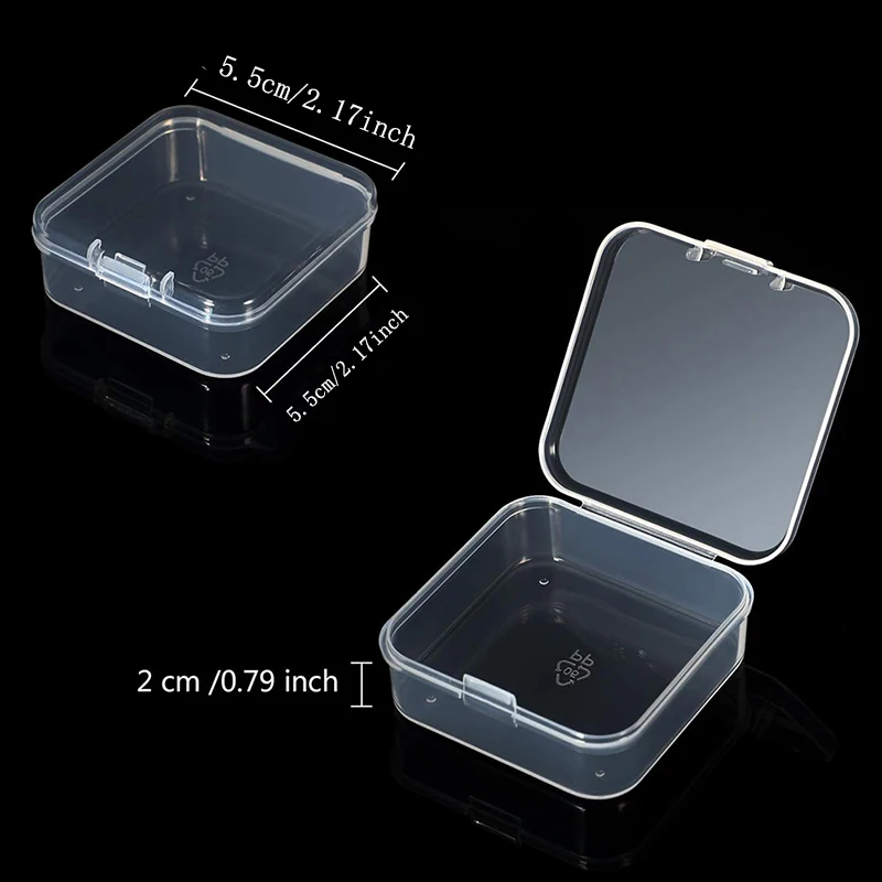 Dust Patch Storage Box Diamond Picture Seal Wholesale Transparent Plastic Storage Box