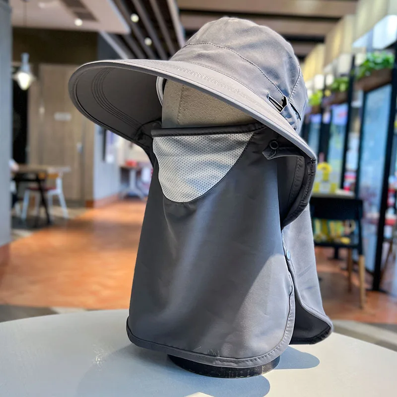 Outdoor Sun Protection Camping Neck Cover Hat Travel Cap Fishing Caps Summer Outdoor Bucket Hat