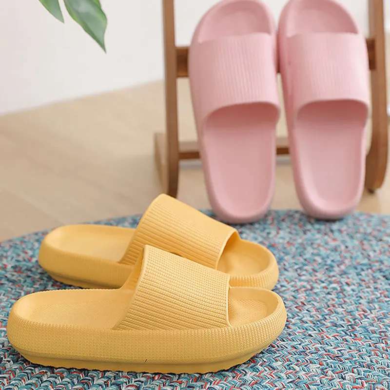 Wholesale EVA Injection Chinese Pillow Cushion Sublimation Slipper Shoe Slides For Rain Summer Beach Casual Female Slippers