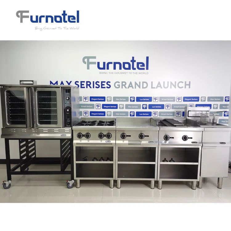 High Power Max Series Cooking Equipment for Restaurant Busy Kitchen Electric and Gas Modular Cooking Range