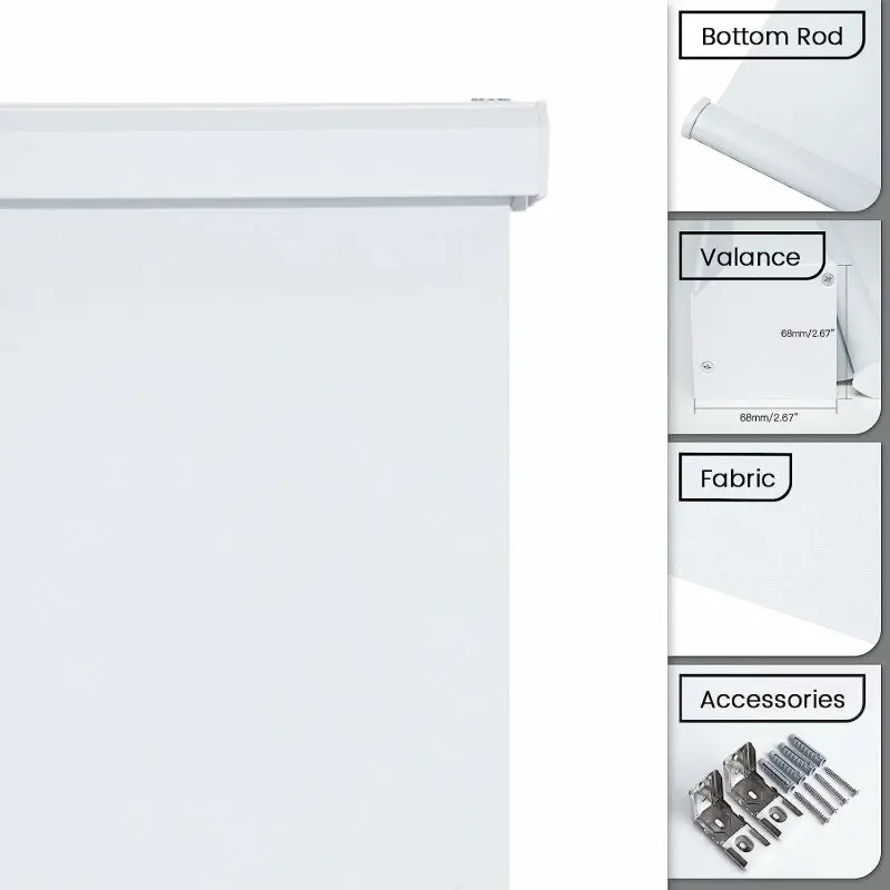 customized smart roller shades tuya zigbee remote control motorized roller blinds for window