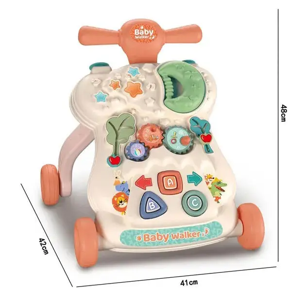 Multifunctional Walking anti rollover baby walker 0-18 months baby learn to walk trolley Baby Walker toys for toddler