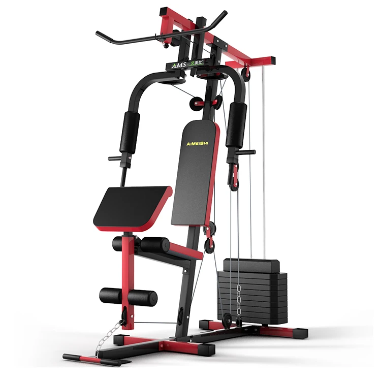 
Body Strong Fitness Exercise Equipment Dead Weight Type Single Station Comprehensive Powering Training Device 