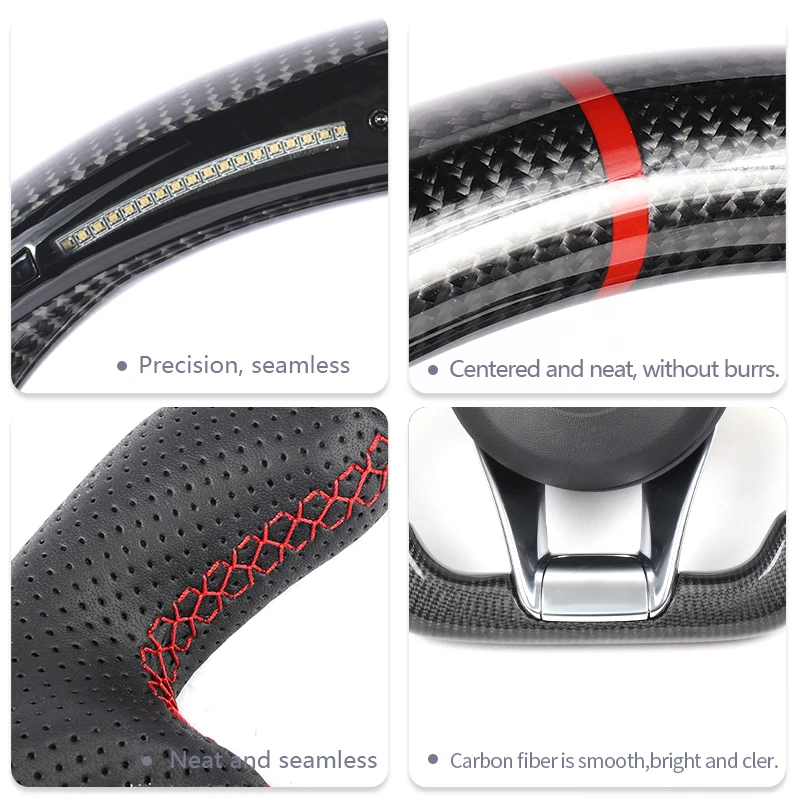Carbon fiber steering wheel customization wholesale suitable for Benz 2015-2018 w205 model steering wheel