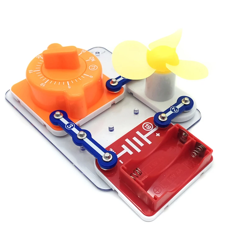 Diy Easy Electronics Building Block Science Kit 4 In 1 The Timer Circuits Toys Kids Educational Learning Kit for Kids