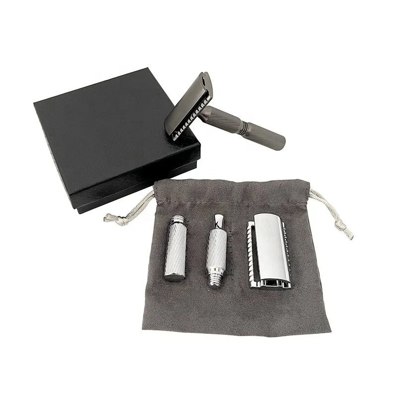 
Travel Men Shaving Razor Removable Shaving Blade Razor Metal Double Edge Safety Shaving Razor Bikini Shaver For Women 