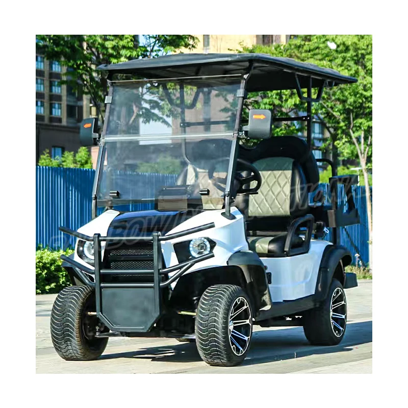 2 4 6 8 Seats Metal Steel Plastic Electric Club Car Off Road Golf Carts Car Buggy Hunting Golf Cart With Curtis Controller
