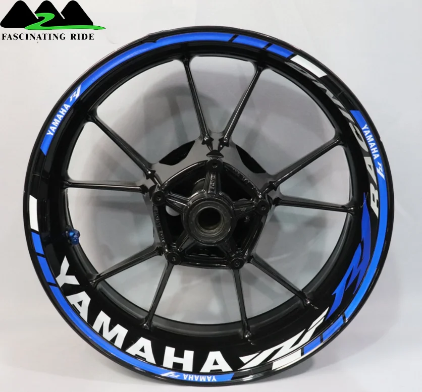 
Motorcycles waterproof Reflective sticker For YAMA HA motorcycles Individualization wheel stickers 