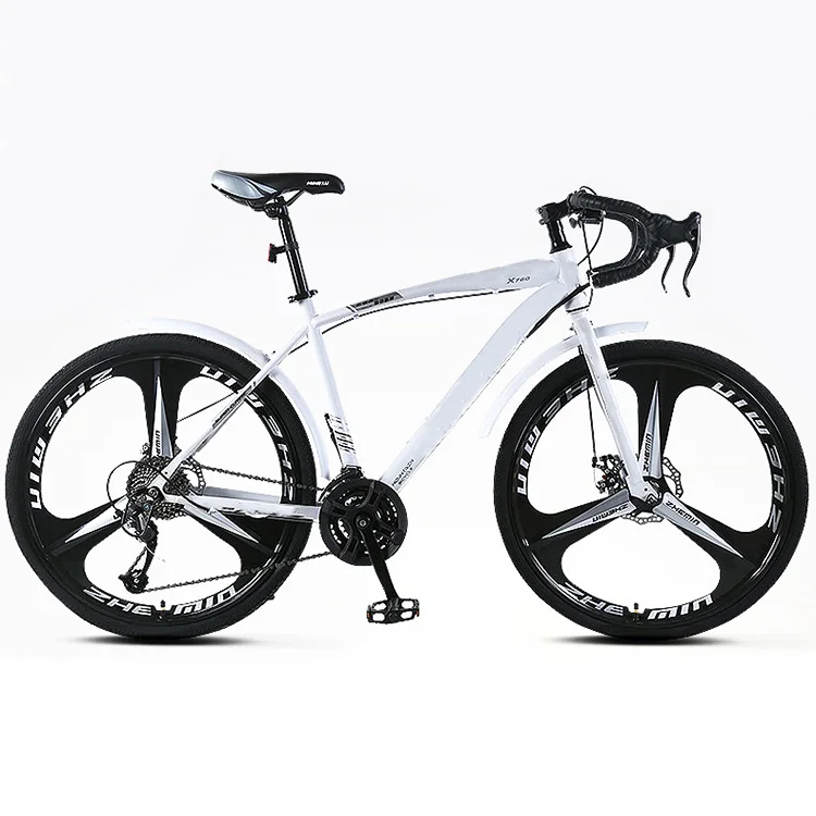 Wholesale China factory cheap price high oem racing bicycle road bike carbon steel frame 700C 24 speed bicycle road bike for men