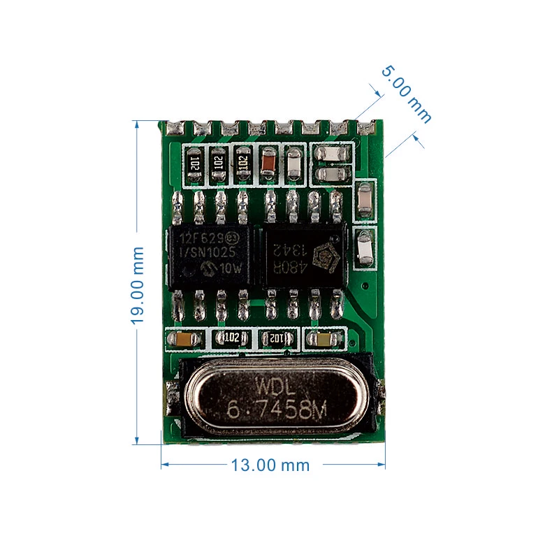 YET215 433mhz learning code remote control wireless receiver module remote control transmitter