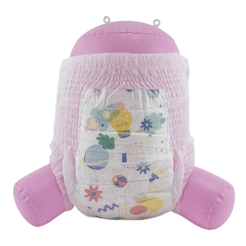 Free Sample OEM High Grade Disposable Ultra Dry Absorbency Pampering Training  Pull Up Pants Diaper