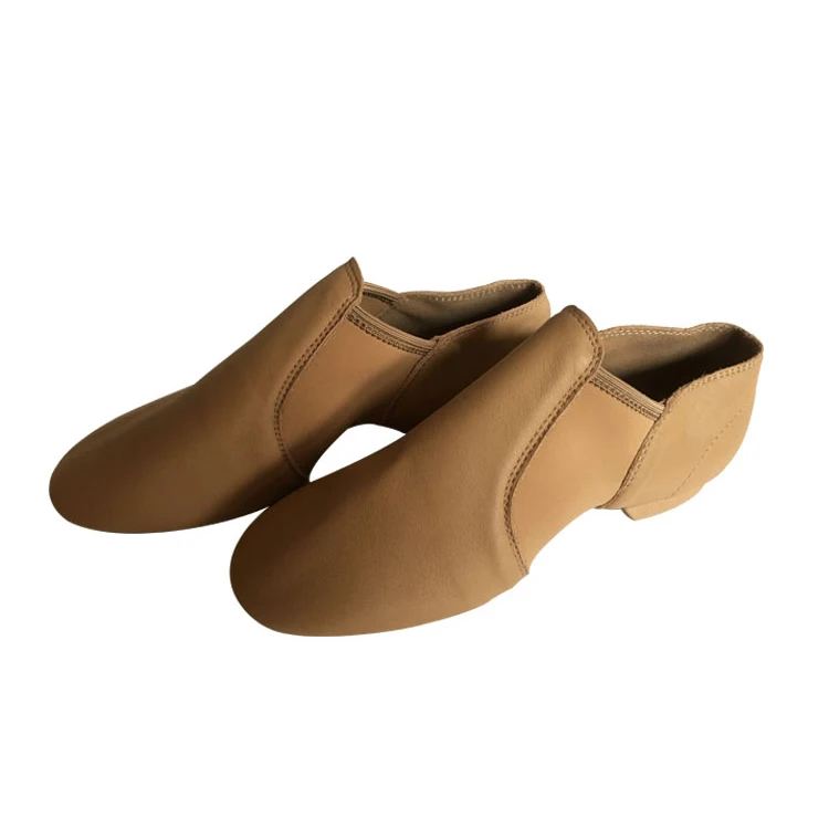  In-stock ready to ship soft leather jazz dance shoes for girls